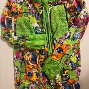 Super Kitties green zippy